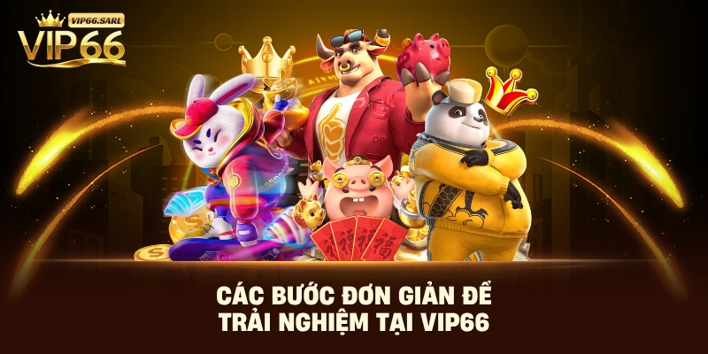 Các bước đơn giản để trải nghiệm tại Vip66 
